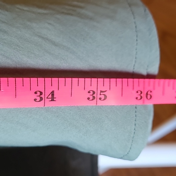 Lucky Brand Wavy Crepe Flutter Sleeve Shirt Mini Dress Size Medium - Picture 11 of 13